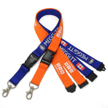 Günstiges individuell bedrucktes Lanyard mit unterschiedlicher Landesflagge